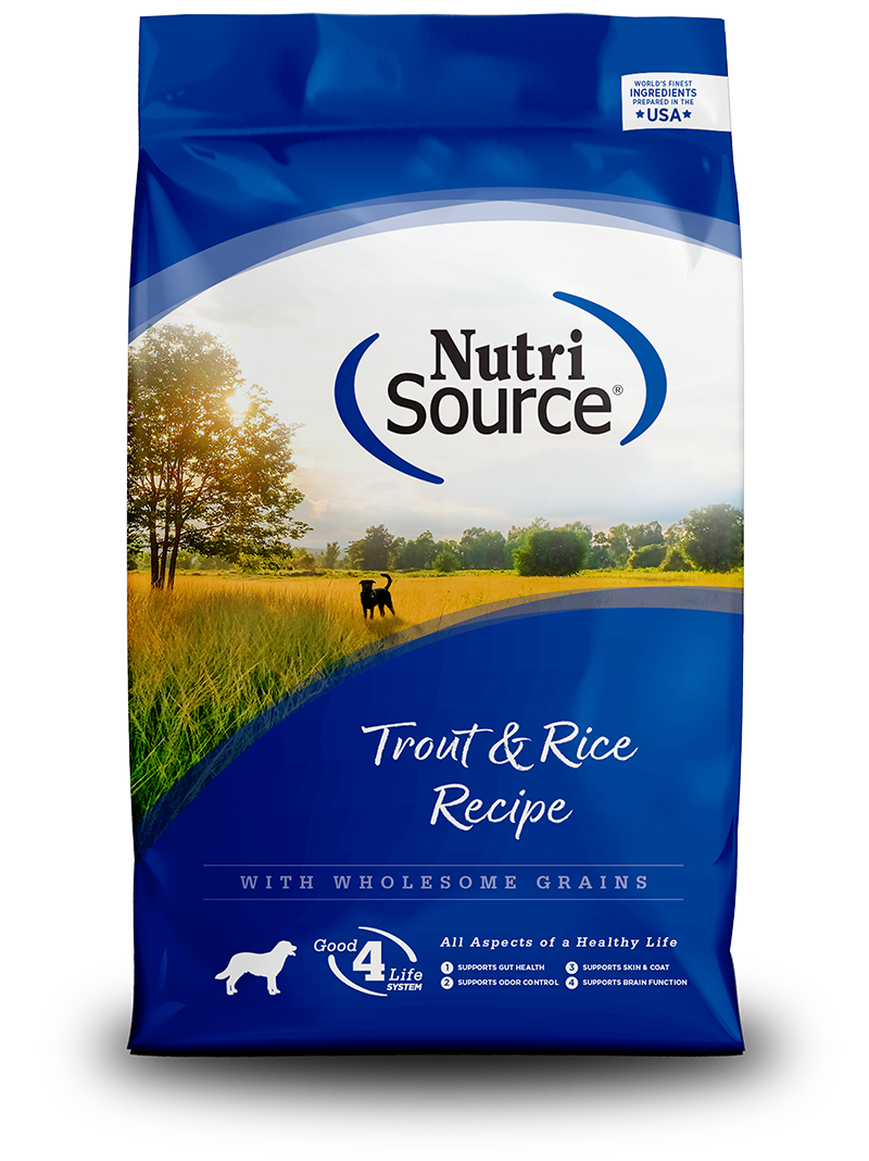 NutriSource Dog Trout & Rice