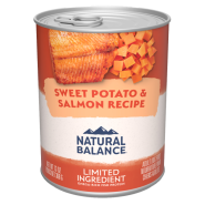 Natural Balance L.I.D. Sweet Potato and Fish Canned Dog Formula 12 x 13 oz. cans