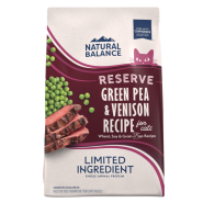 Natural Balance Reserve LID Green Pea & Vension Dry Formula for Cats 8 lbs. bag