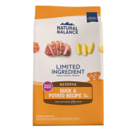 Natural Balance Small Breed Potato & Duck Dry Formula  12lbs. bag