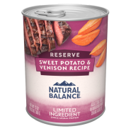 Natural Balance L.I.D. Sweet Potato & Venison Dog Formula 12 x 13 oz. cans