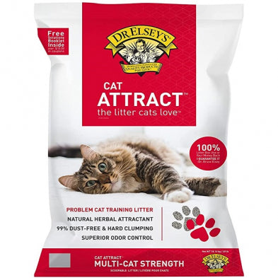 Dr. Elsey's Cat Attract Clumping Litter Multi-Cat Strength 40 LB