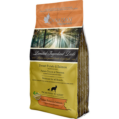 Canadian Naturals LID Grain-Free Salmon & Sweet Potato for dogs 25LB