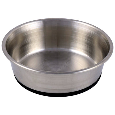 Premium Rubberized Stainless Steel Bowl by Unleashed
