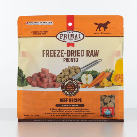 Primal Dog Pronto Freeze-Dried Beef