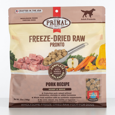 Primal Dog Pronto Freeze-Dried Pork