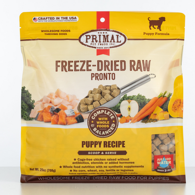 Primal Dog Freeze-Dried PUPPY Pronto
