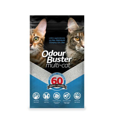 Odour Buster Multi- Cat Litter  12kg (Min 2 bag purchase or with another item)