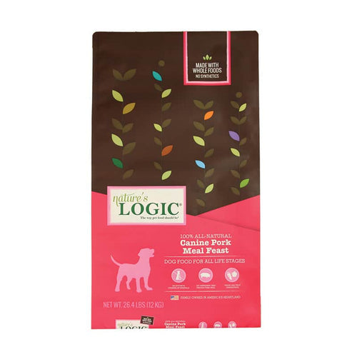 Nature's Logic Canine Pork Meal Feast for Dogs 25LB