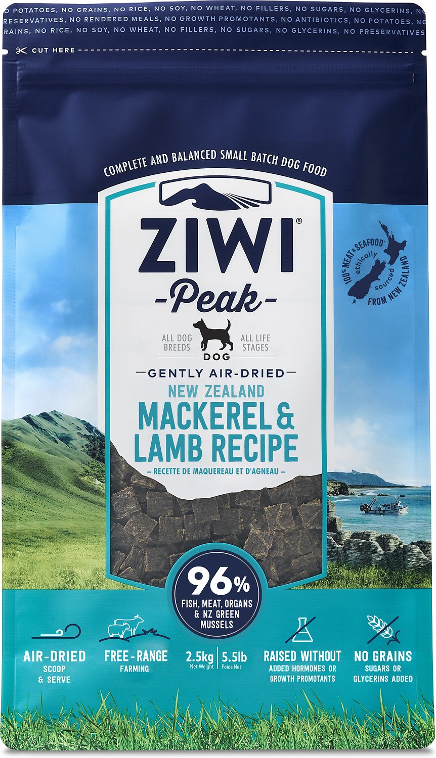 ZiwiPeak Air Dried Mackerel and Lamb