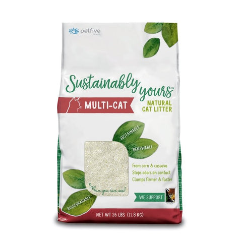 Sustainably Yours Multi Cat Litter 26 Lbs