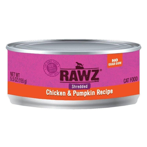 RAWZ Shredded Chicken and Pumpkin for cats 24 x 5.5 oz Cans