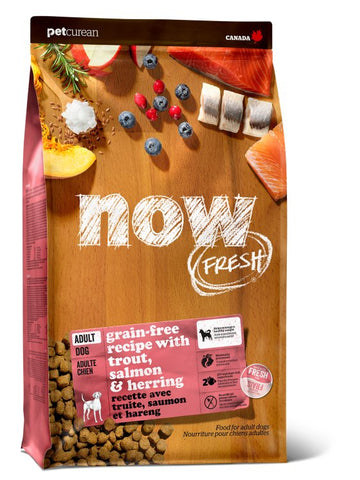 Now Fresh Grain-Free Salmon & Herring for Adult Dog Recipe 22 lbs.