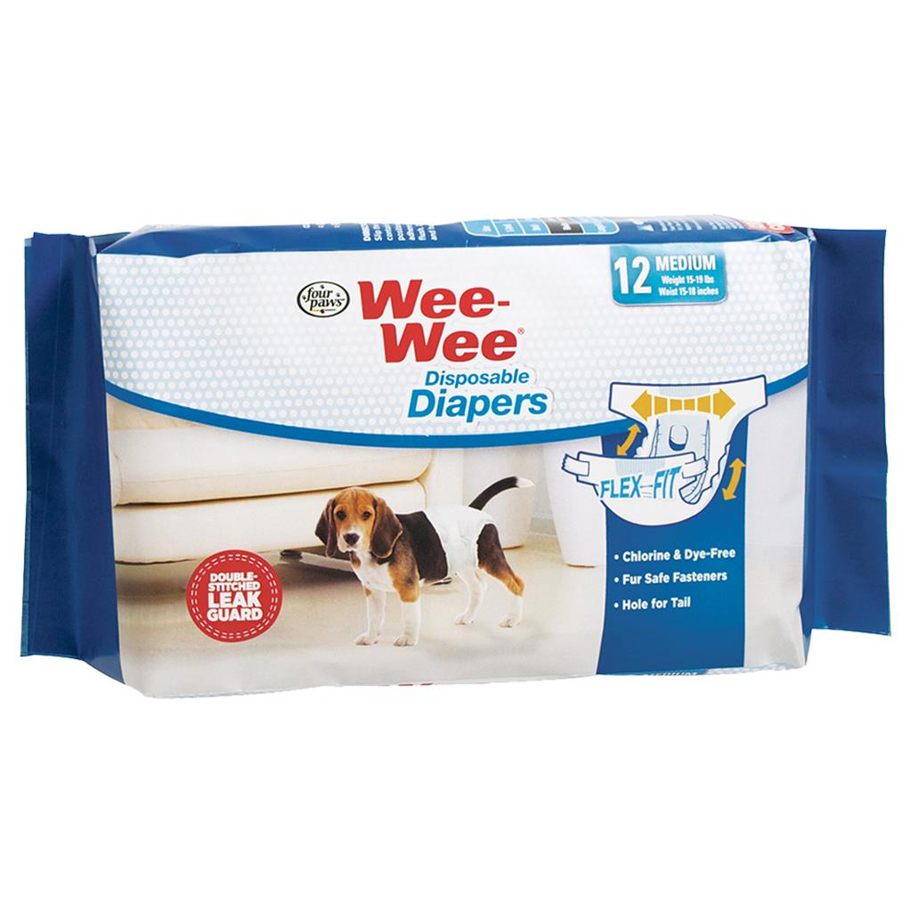 Four Paws Wee-Wee Disposable Diapers