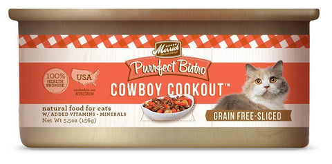 Merrick Purrfect Bistro Grain-Free Cowboy Cookout 24 x 5.5 oz. cans.