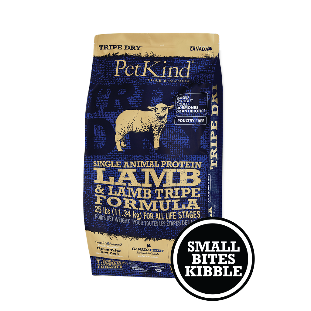 Petkind Tripe Dry Single Animal Protein Lamb Small Bites