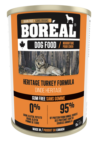 BORÉAL CANADIAN Heritage Turkey FORMULA for Dogs 12 x 13.2 oz cans