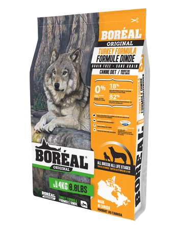 BORÉAL ORIGINAL Turkey - GRAIN FREE for Dogs 25 lbs