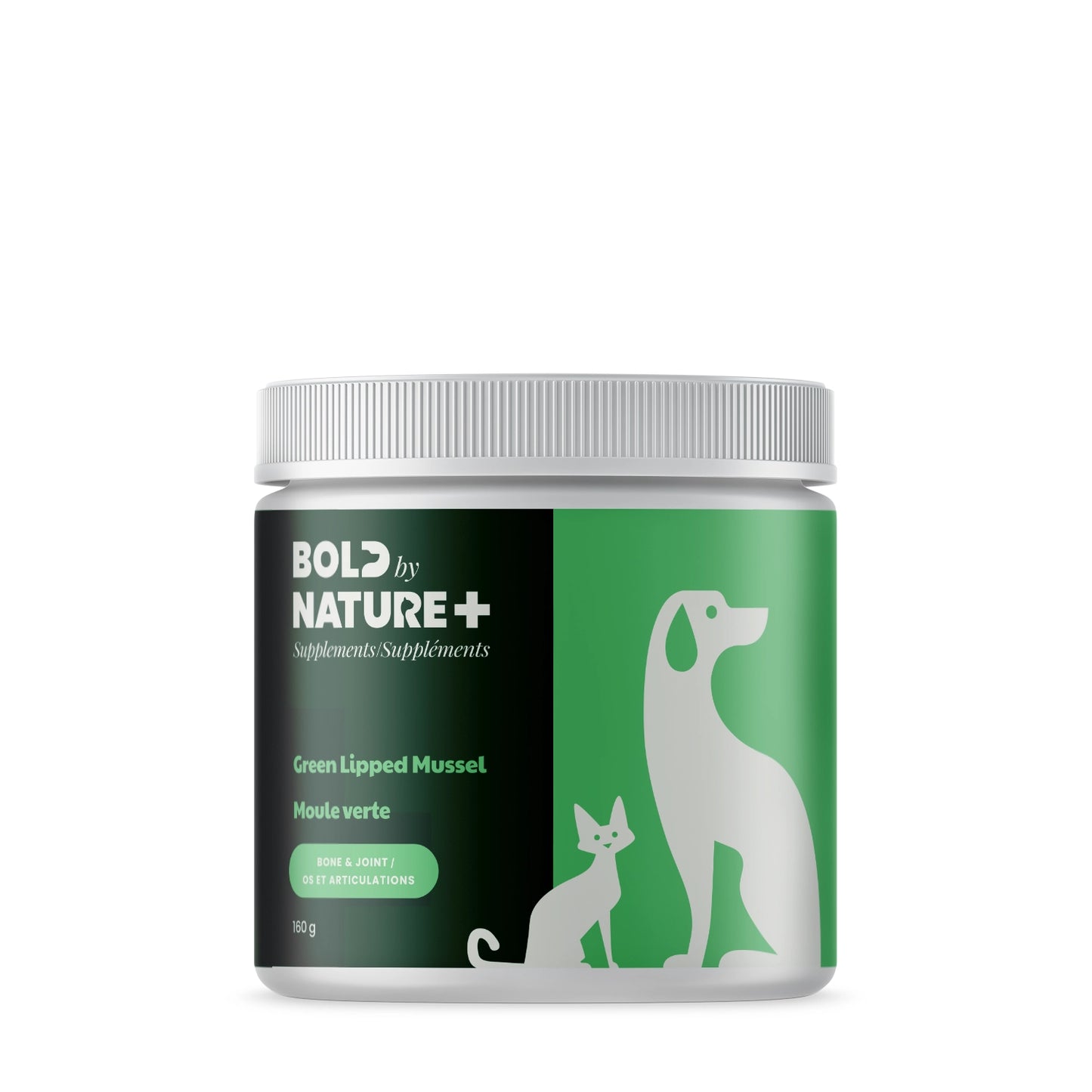 Bold by Nature Supplements Green-Lipped Mussel for Dogs or Cats 160g