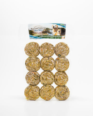 West Coast Canine Life Chicken Muffins (Frozen) 12 pack