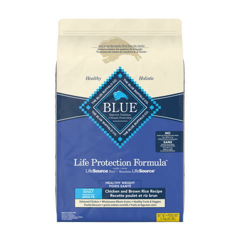 Blue Buffalo Life Protection Formula LARGE BREED Chicken & Brown Rice for Adult Dogs 26 lbs
