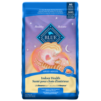 Blue Buffalo Indoor Health Chicken & Brown Rice for Adult Cats 15 lb