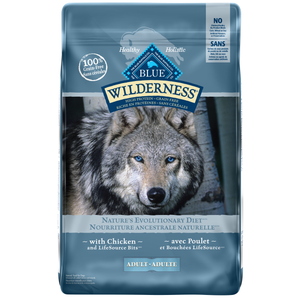 Blue Buffalo Wilderness Grain-Free Chicken for Adult Dogs 24 lbs