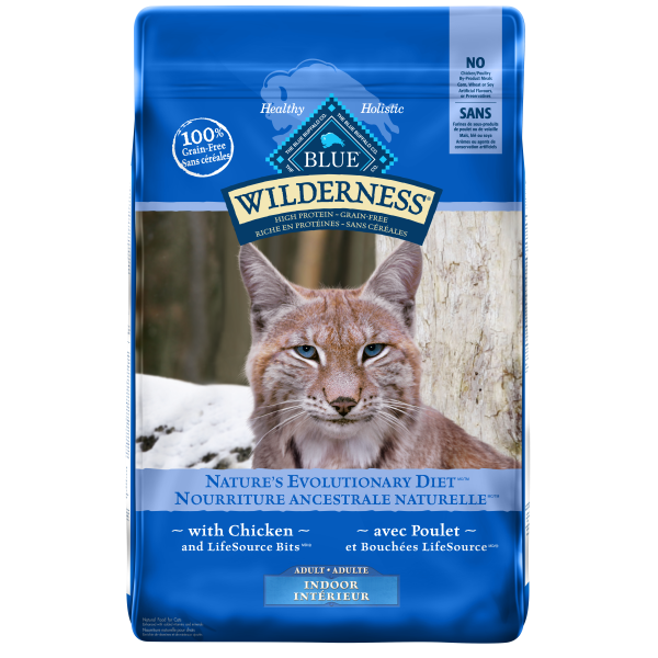 Blue Buffalo Wilderness Indoor Grain-Free Chicken for Adult Cats 11 lb