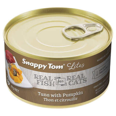 Snappy Tom Lites Tuna with Pumpkin 24 x 85Grams for Cat