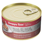 Snappy Tom Lites Tuna with Crabmeat 24 x 85Grams for Cats