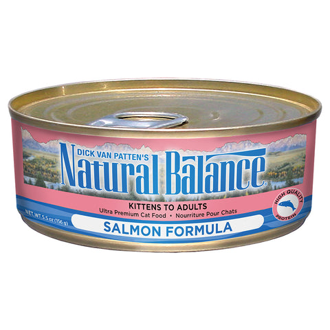 Natural Balance Salmon for cats (w/ Chicken) 24 x 5.5 Oz. Cans
