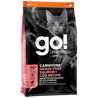 GO! Solutions Carnivore GRAIN-FREE Salmon + Cod Recipe - 16 lbs.
