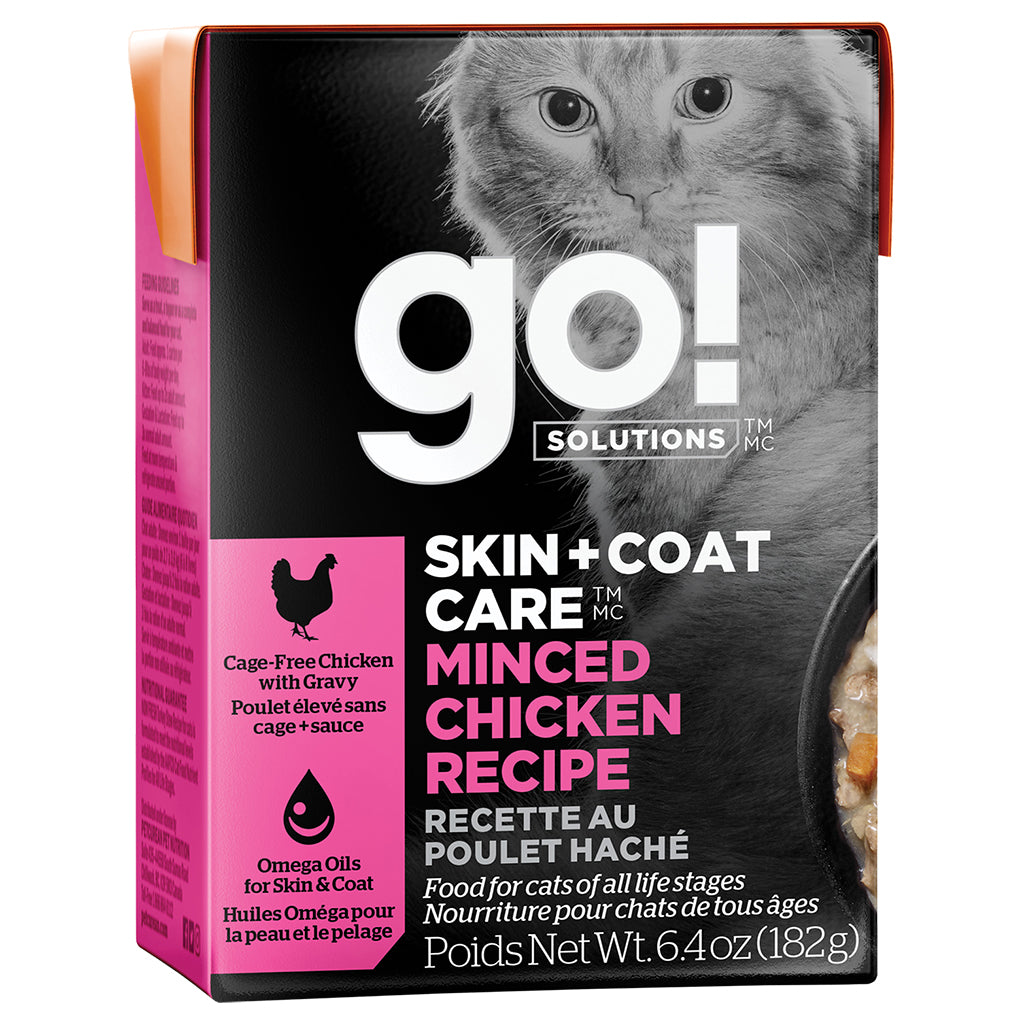 GO! Skin & Coat Minced Chicken Pate 24/6.4OZ