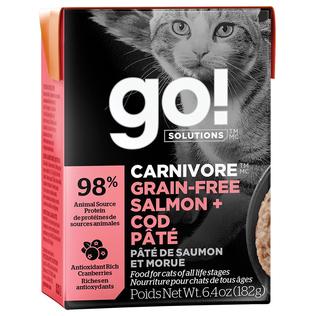 GO! Carnivore Salmon & Cod Pate 24/6.4OZ
