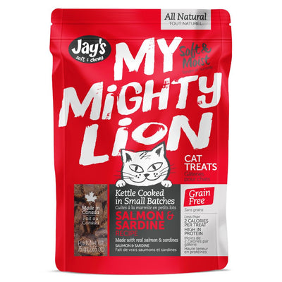 My Mighty Lion Salmon & Sardine Treats for Cats 75 grams