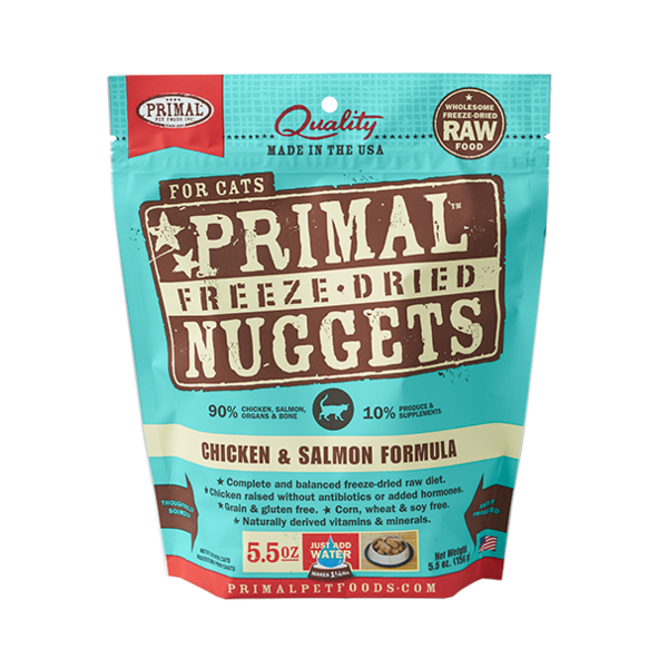 Primal Cat Freeze-Dried Chicken & Salmon Nuggets