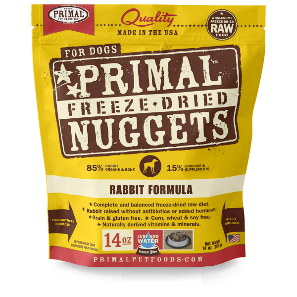 Primal Dog Freeze-Dried Rabbit Nuggets