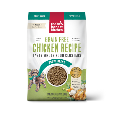 Honest Kitchen - Whole food clusters - Grain Free Chicken for PUPPY 20LB bag