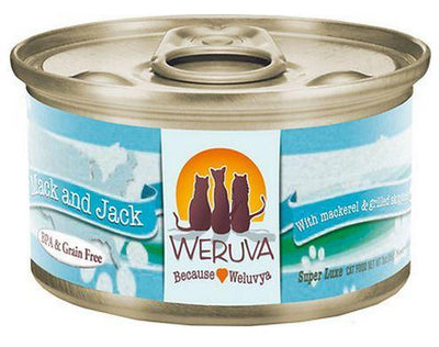 Weruva Mack and Jack ' With Mackerel and Grilled Skipjack 24 x 5oz Cans