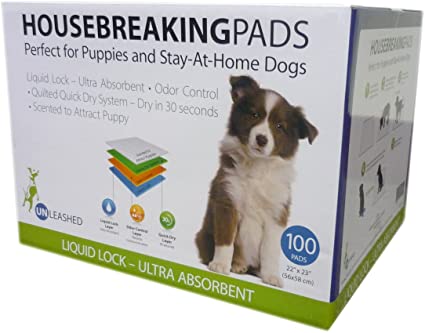 Unleashed Pee pads 100 Value Pack