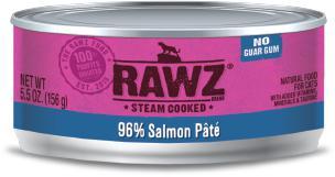 RAWZ Cat 96% Salmon Pate 24/156g - Naturally Urban Pet Food Shipping