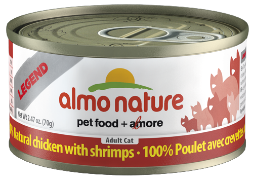 Almo Nature 100% Natural Chicken with Shrimps 24 x 70g