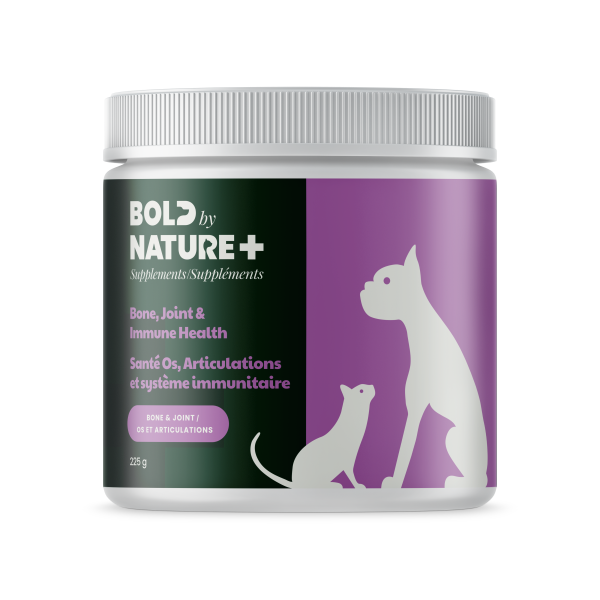 Bold by Nature Supplements Bone Joint & Immune Health for Dogs or Cats 225g
