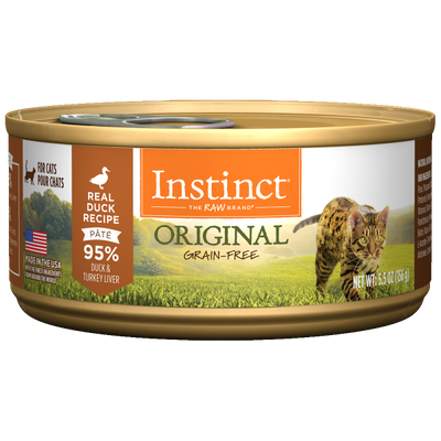 Nature's Variety Instinct Duck Formula for cats 12 x 5.5 oz. cans