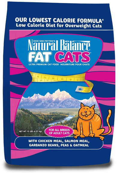 Natural Balance Fat Cats Low Calorie Dry Cat Formula  15 lbs. bag