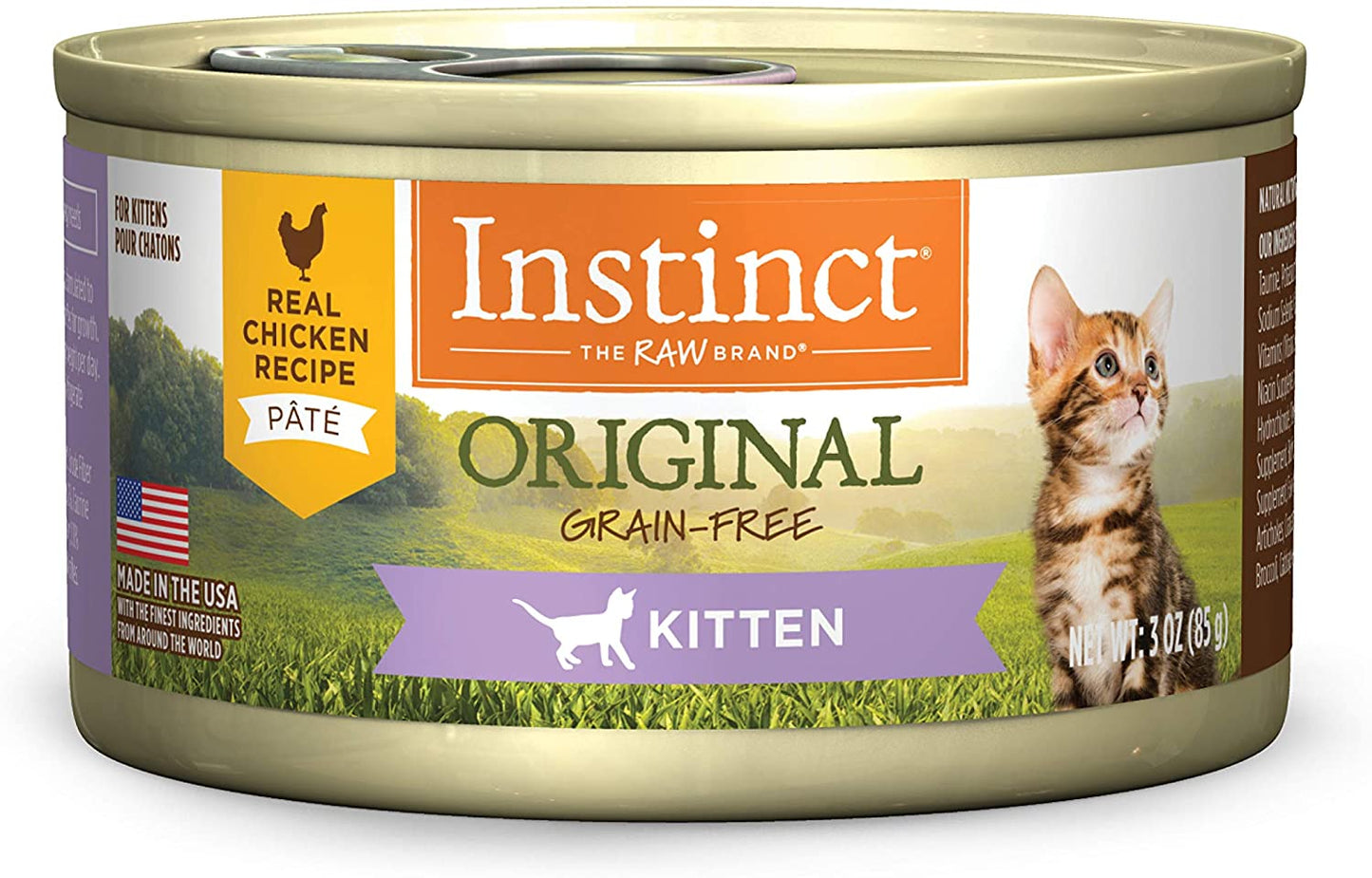 Nature's Variety Instinct Chicken for Kittens Formula 12 x 5.5 oz.  cans