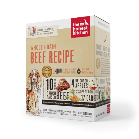 Honest Kitchen Dehydrated - Whole Grain Beef Recipe 10 lbs.