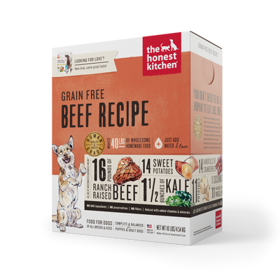 Honest Kitchen Dehydrated - Grain-Free Beef Recipe