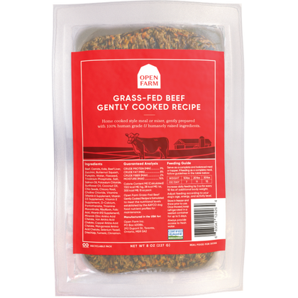Open Farm Gently Cooked Grass-Fed Beef Recipe