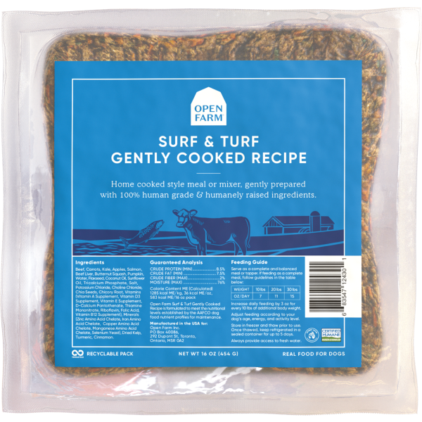 Open Farm Gently Cooked Surf & Turf Recipe